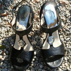 Michael Kors Black Strap Sandal